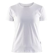 T-Shirt femme blanc, coupe ajustée