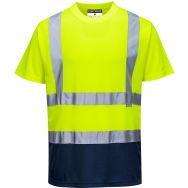 T-shirt bicolore à manches courtes S378 - Portwest
