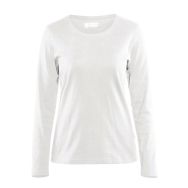 T-shirt manches longues femme blanc