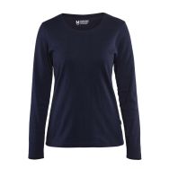 T-shirt manches longues femme marine