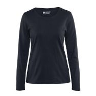 T-shirt manches longues femme marine foncé
