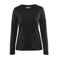 T-shirt manches longues femme noir