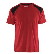 T-shirt rouge/noir