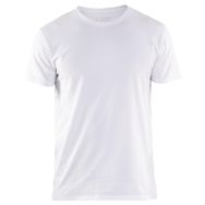 T-shirt stretch blanc
