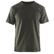 T-shirt vert olive gris