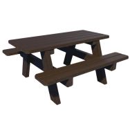 Table - bancs Parc Nino primaire 120 cm - marron