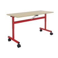 Table 130x50cm rabattable régl. T3 à T6 strat. Ch. alaisés - Mobidecor