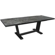 Table AMBER 180/240 x 100 cm kedra/alu - lunar/graphite