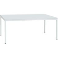 Table Basic-Line- LxHxP : 200x72x80cm - Gris clair/Gris clair