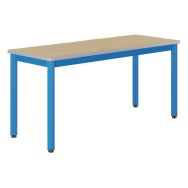 Table Carélie 130 x 50 cm fixe stratifié hêtre chants polyuréthane