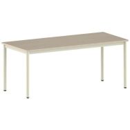 Table Carélie 180 x 80 cm fixe T6 stratifié érable - beige 1013