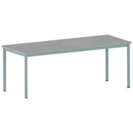 Table Carélie 200 x 80 cm mobile T6 softop gris clair - lagon 6027