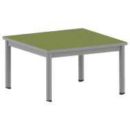 Table Carélie carrée 80 x 80 cm mobile 4 pieds softop Mobidecor