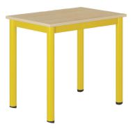 Table Carélie mobile 70 x 50 cm fixe méla hêtre chts polypropylène