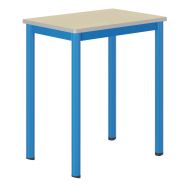 Table Carélie mobile 70x50cm strat coq oeuf chts polyurét. - Mobidecor