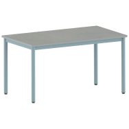 Table Carélie rectangulaire 140 x 80 cm fixe 4 pieds softop Mobidecor