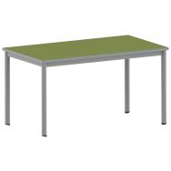 Table Carélie rectangulaire 140 x 80 cm mobile 4 pieds softop Mobidecor