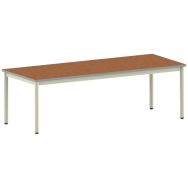 Table Carélie rectangulaire 200 x 80 cm fixe 4 pieds softop Mobidecor