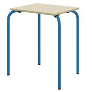 Table Cary 60 x 50 cm T6 mélaminé chants polypropylène - Mobidecor