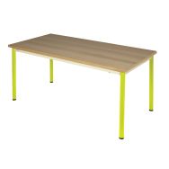 Table Chloé 120 x 60 cm 4 pieds Plateau hêtre Piètement granny T3