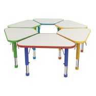 Table Clémence plateau triangulaire - Manutan Expert