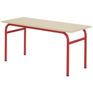 Table Delta 130 x 50 cm fixe stratifié chants alaisés - Mobidecor