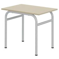 Table Delta 70 x 50 cm fixe mélaminé chants polypropylène - Mobidecor
