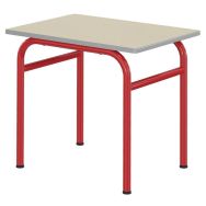Table Delta 70 x 50 cm fixe stratifié chants polyuréthane - Mobidecor