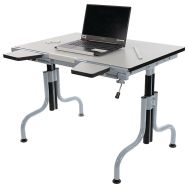 Table Demeter plateau fixe T3 à T7 gris 9006