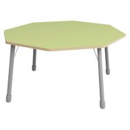 Table Eko octogonale ø 146 cm T3 - vert clair