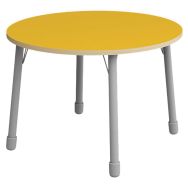 Table Eko ronde ø 100 cm T4 - jaune