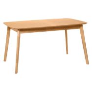 Table Enma 120x80 cm extensible Chêne