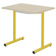 Table Espace 80 x 60 cm fixe T6 stratifié chants alaisés - Mobidecor
