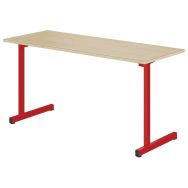 Table Gange 130 x 50 cm fixe stratifié chants alaisés - Mobidecor