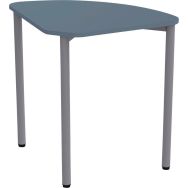 Table Géométra 1/4 rond 60x60 cm stratifié T6 Bleu