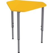 Table Géométra trapèze 60° 68x60,5 cm stratifié T7 Jaune