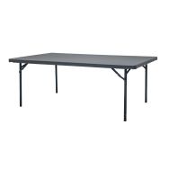 Table Imperial 200 pliante - 200 x 122 cm gris bleuté