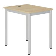 Table Info 60x80 cm T6 stratifié chants polypropylène - hêtre/gris