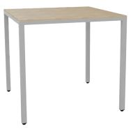 Table LOKI 80 x 80 cm stratifié/acier