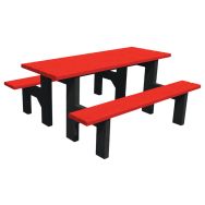 Table MADRID junior primaire 150 cm plastique recyclé - Espace Urbain