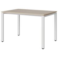 Table Malibu 120 x 80 cm T6 - 4P soudés - stratifié ABS - acacia/blanc