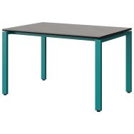Table Malibu 120x80 cm 4 pieds strat. antibruit chant surmoulé Manutan Expert