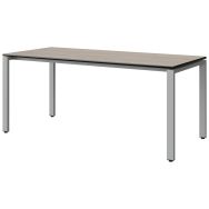 Table Malibu 180x80 cm T6 - 4P soudés - stra antib surm - acacia/noir - gris