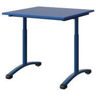 Table Malibu 80x80cm réglable T3/T6 -DL-  stratifié ABS-Manutan Expert