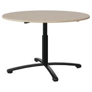 Table Malibu Ø120 cm réglable stratifié isoson chant surmoulé Manutan Expert