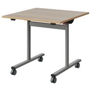 Table Malibu rabattable 80x80 cm - stratifié chant alaisé - Manutan Expert