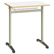 Table Naxel rectangulaire 70x50 beige/gris Mirplay School