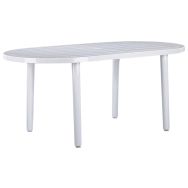 Table OLOT ovale polypropylène 180 x 90 cm - blanc