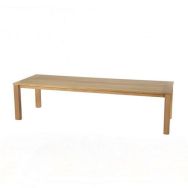Table Petra rectangulaire - plateau et piètement Iroko