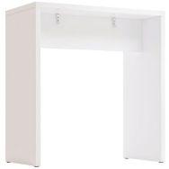 Table Point de rencontre, Plateau coloris : Blanc